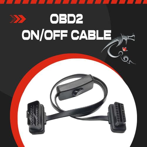 Ultra Low Profile OBD2 ON/OFF Extension Cable 16pin