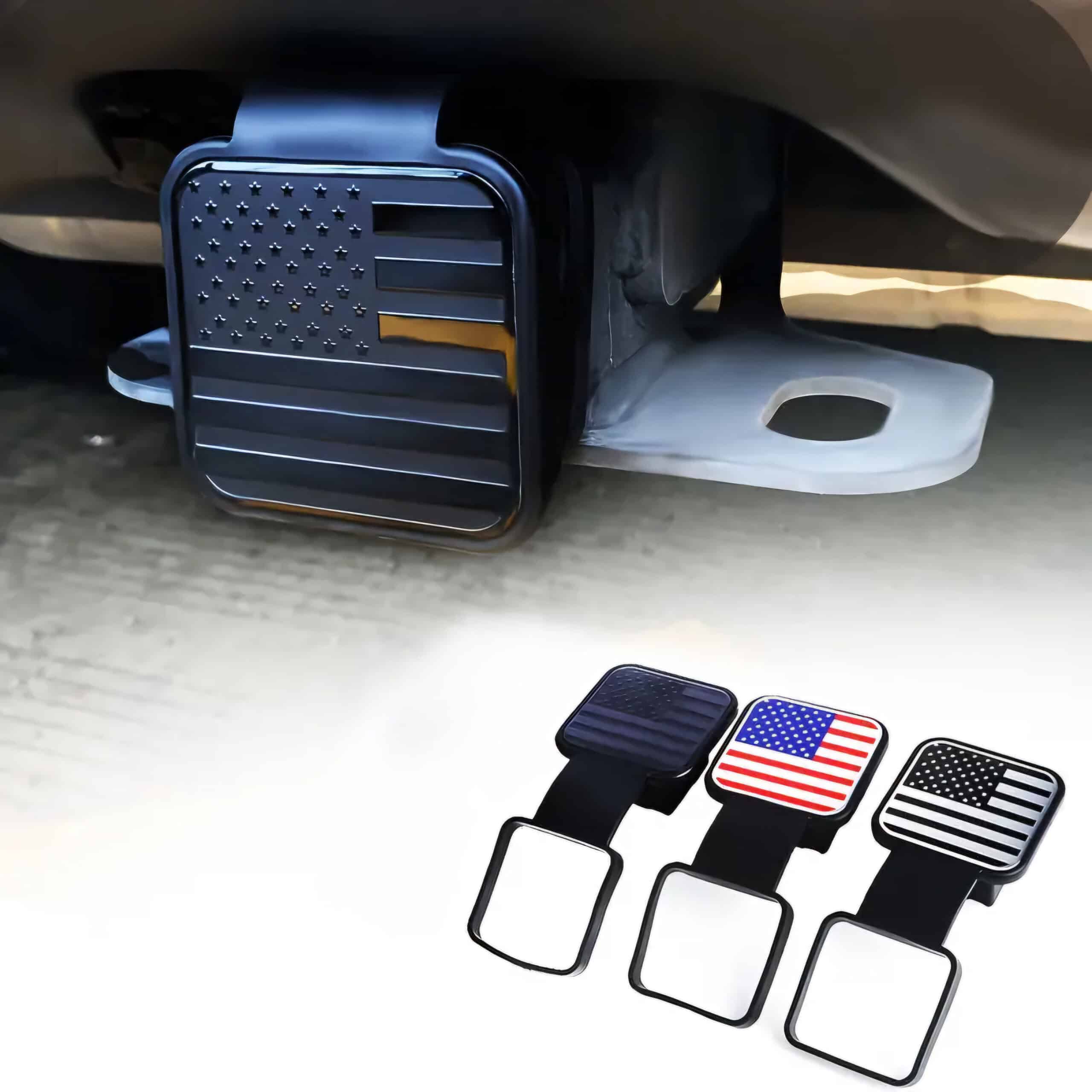 Trailor Hitch Cover with American Flag - Image 2