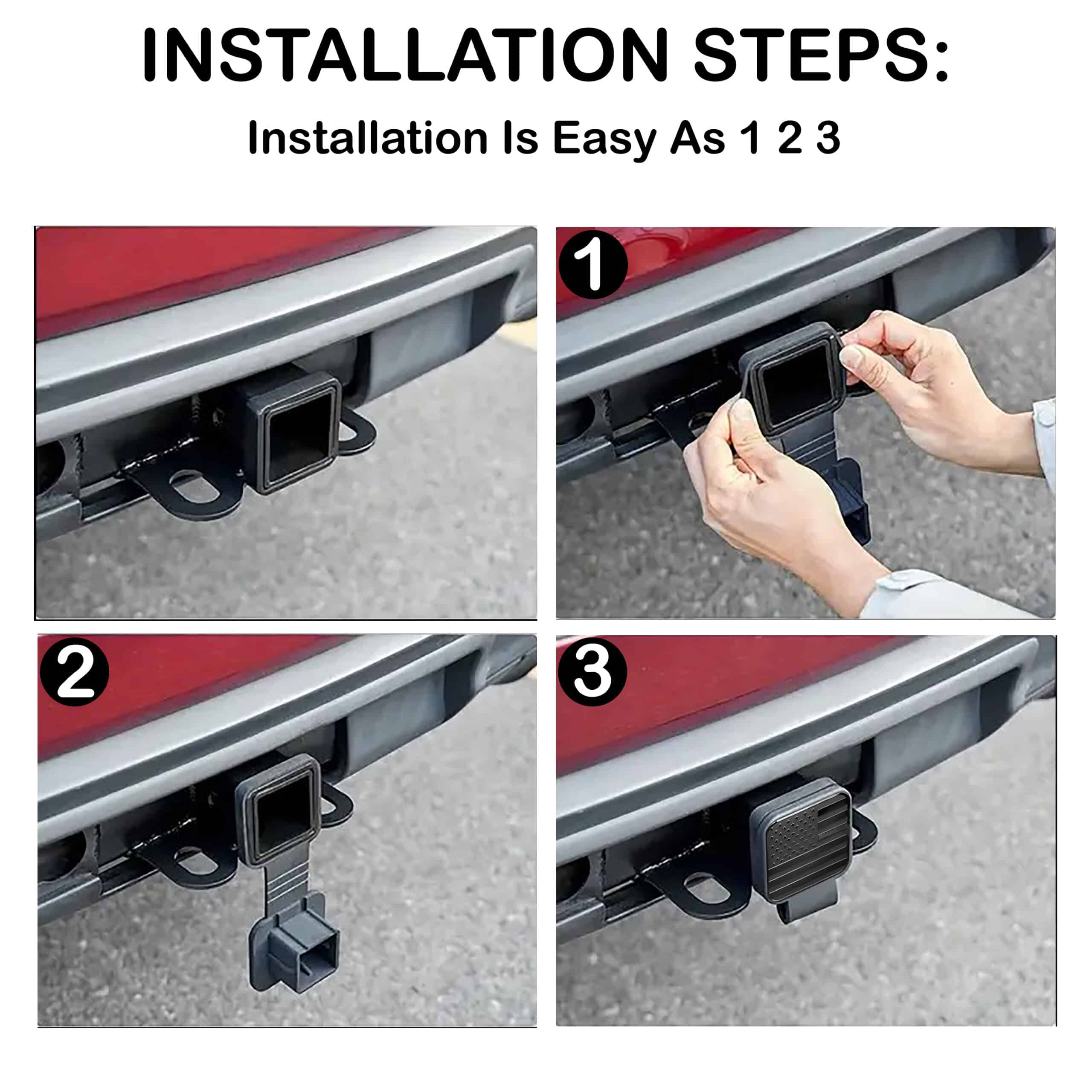 Trailor Hitch Cover with American Flag - Image 9