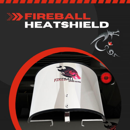 FireBall Performance Cold Air Intake Heat Shield – Universal Fit